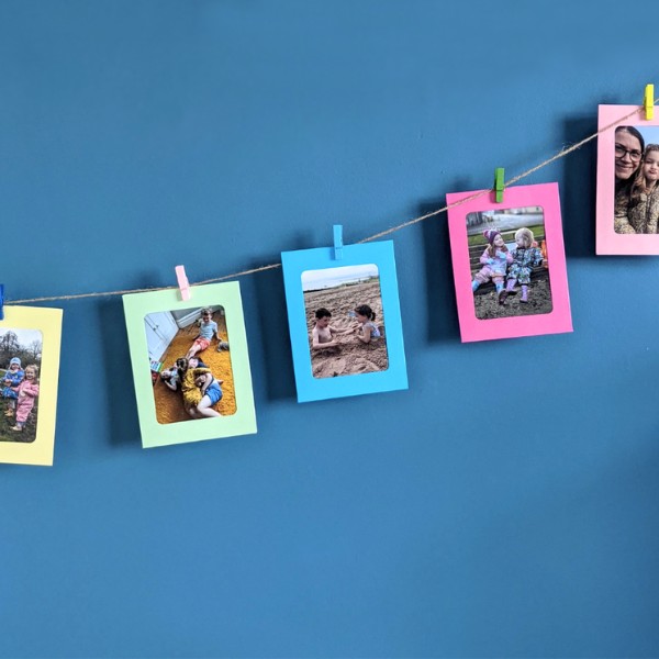 Custom-sized picture frames
