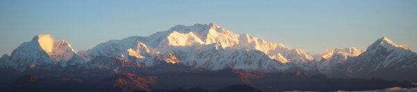 Panoramic landscape image or mountains