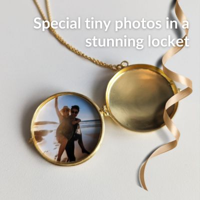 Christmas Gift Locket with Photo