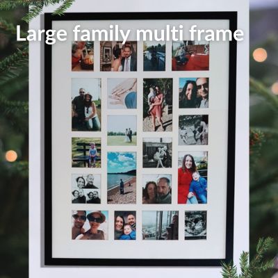 Christmas Gift Idea Multi-aperture frame with Family Photos